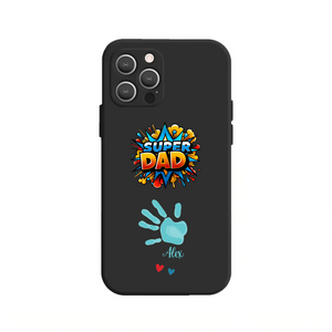 Super Dad oder Best Mom Ever Handyhülle mit Kindernamen