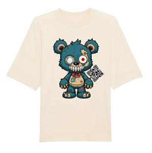 Zombie Teddy mit QR Code Premium Organic Oversize Blast