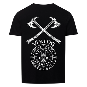 VIKING Victory or VALHALLA Unisex T-Shirt Backprint