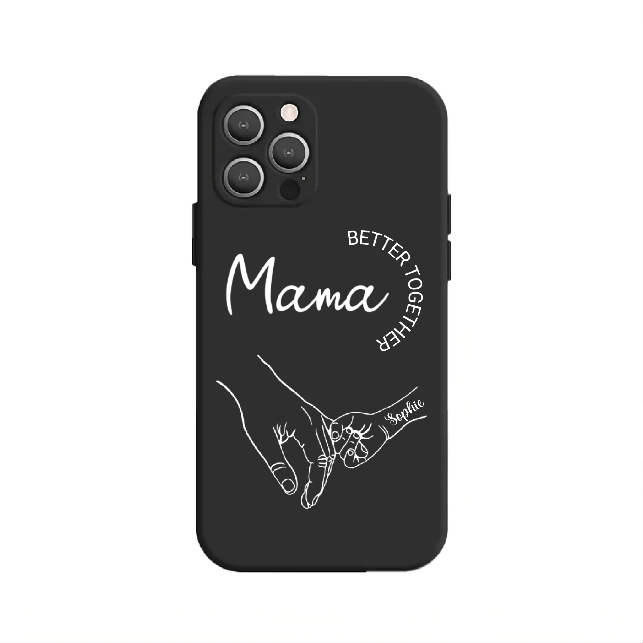 Mama Better Together Handyhülle mit Kindernamen