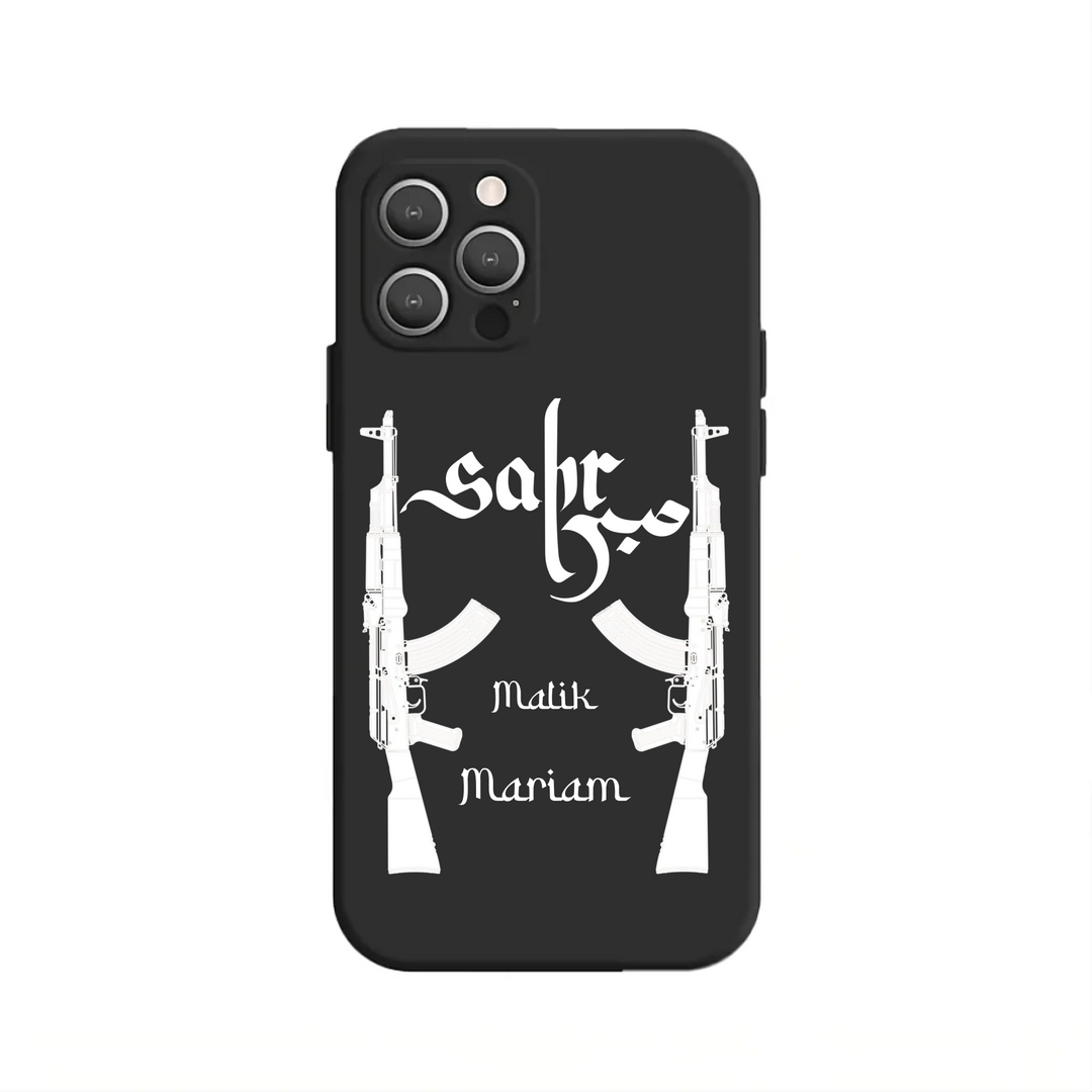 Sabr AK Handyhülle mit Wunschnamen