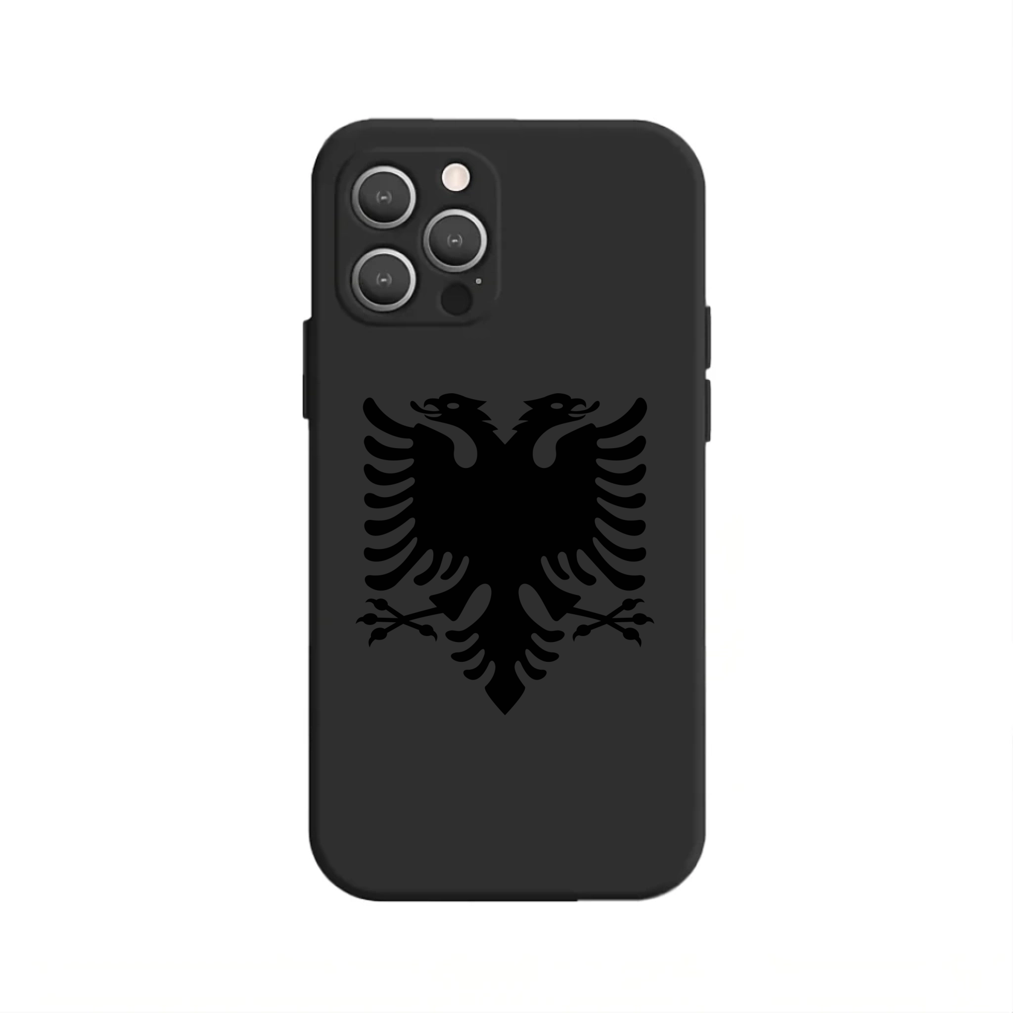 Premium Albanien Handyhülle Silikon TPU Gravur