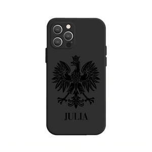 Premium Handyhülle mit dem Polnischen Adler - Gravur