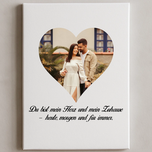 Mein Herz Leinwand - Canvas 30x40cm