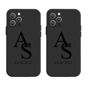 Personalisierte Handyhülle mit romantischem Design, Geschenk für den Valentinstag