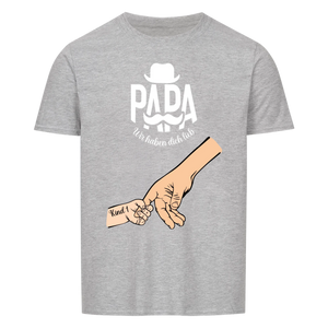 Bester Papa oder Beste Mama der Welt mit Kindernamen Unisex T-Shirt