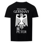 German Shield Unisex Basic T-Shirt Backprint