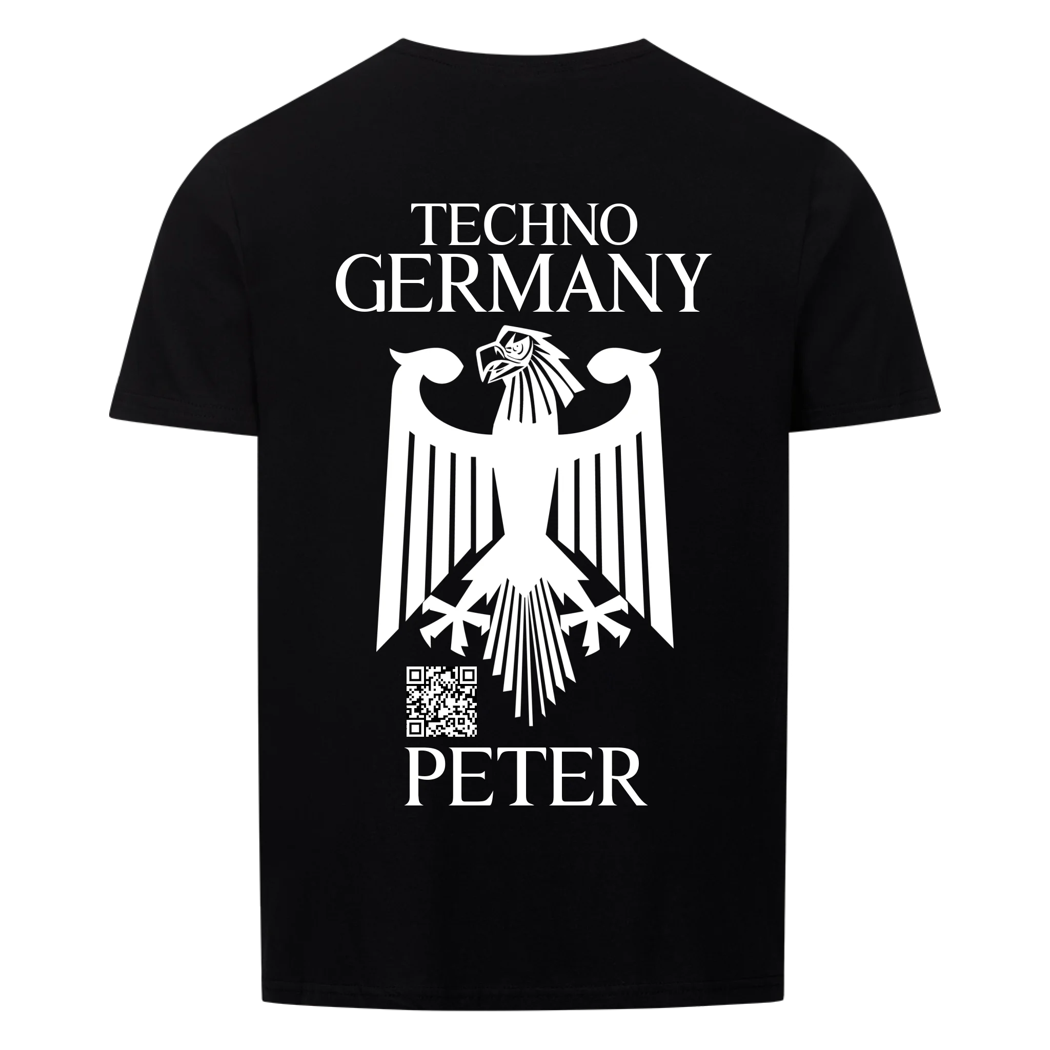 German Shield Unisex Basic T-Shirt Backprint