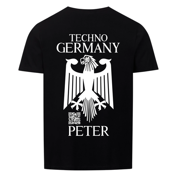 German Shield Unisex Basic T-Shirt Backprint