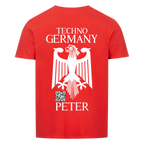 German Shield Unisex Basic T-Shirt Backprint