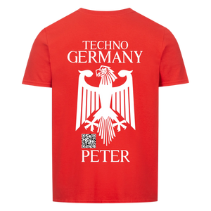 German Shield Unisex Basic T-Shirt Backprint