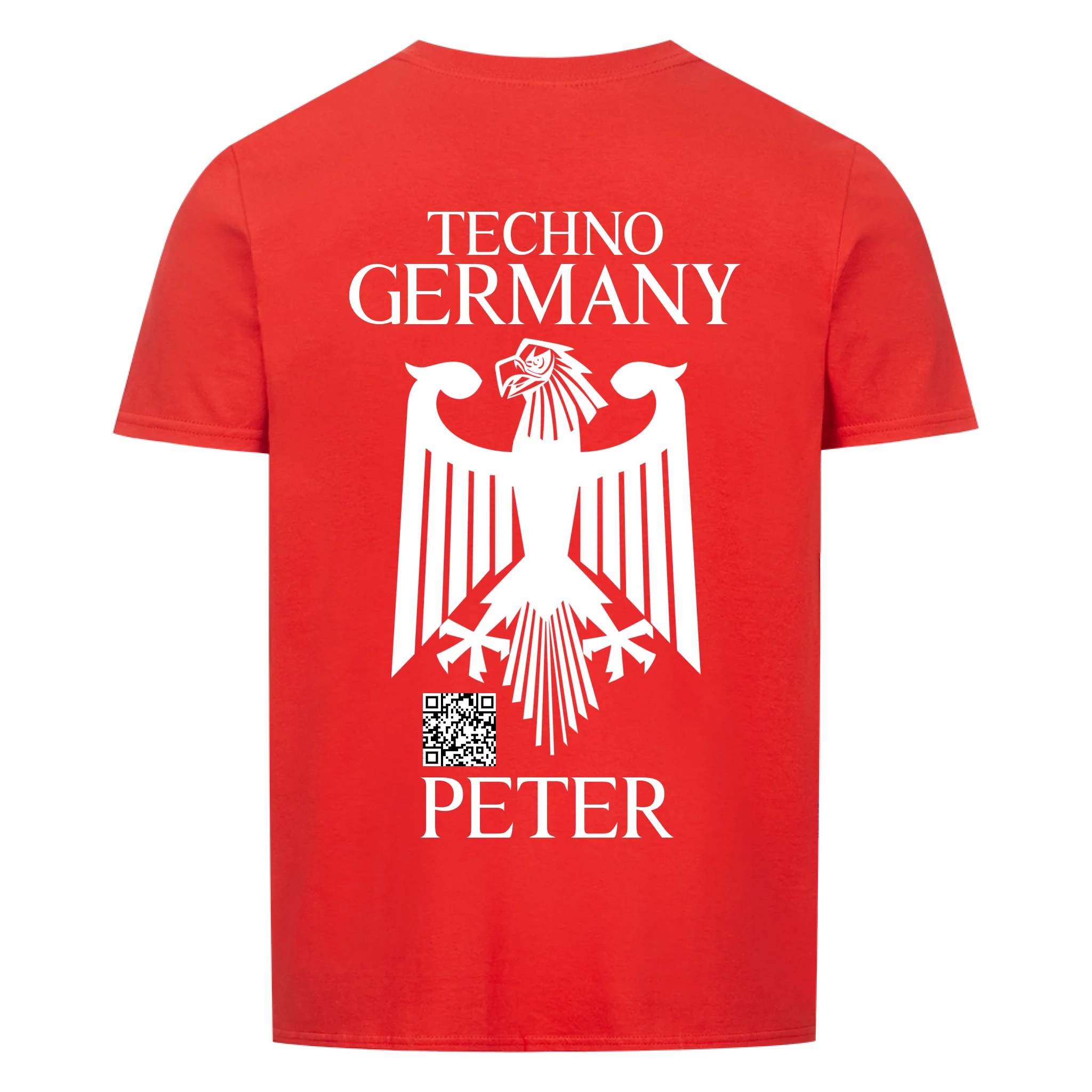 German Shield Unisex Basic T-Shirt Backprint