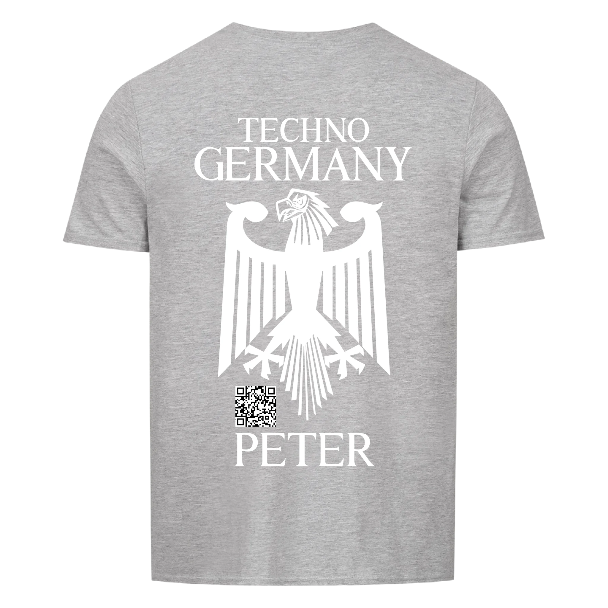 German Shield Unisex Basic T-Shirt Backprint
