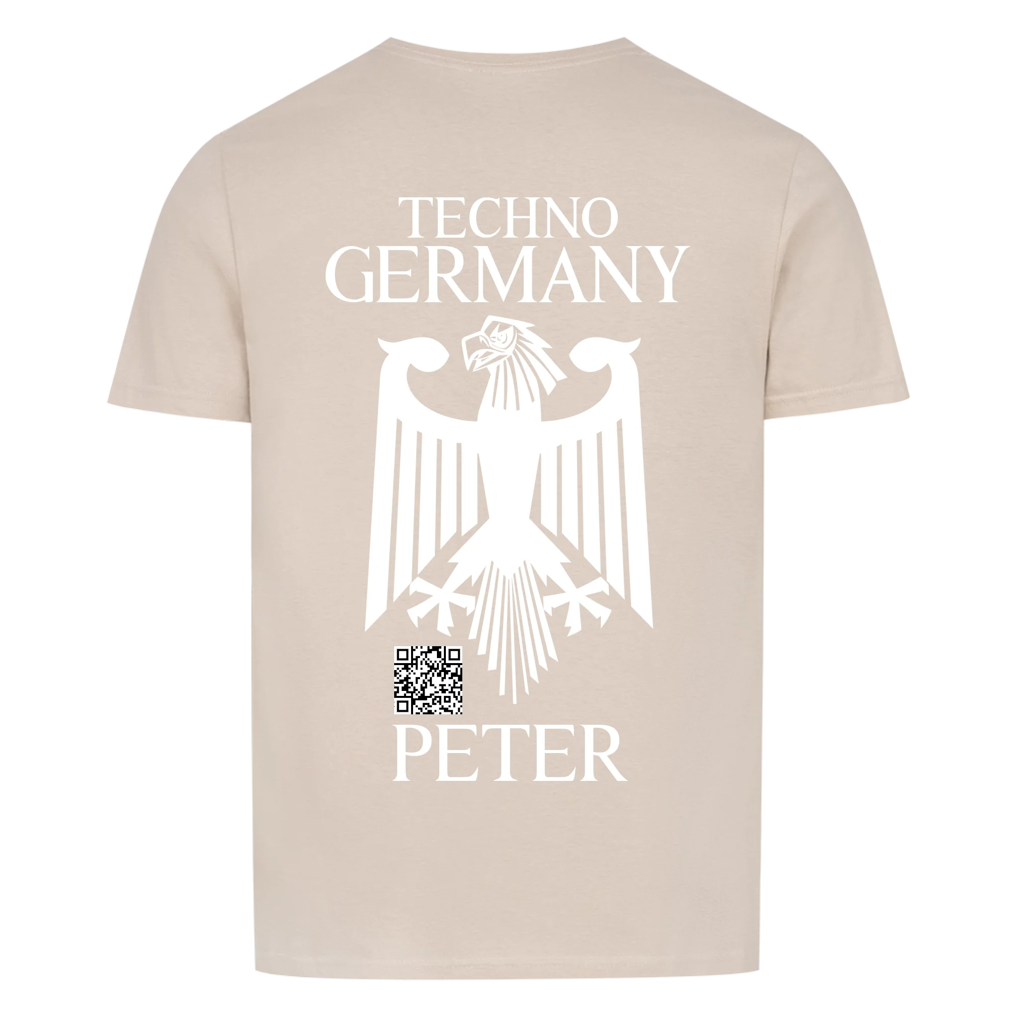 German Shield Unisex Basic T-Shirt Backprint