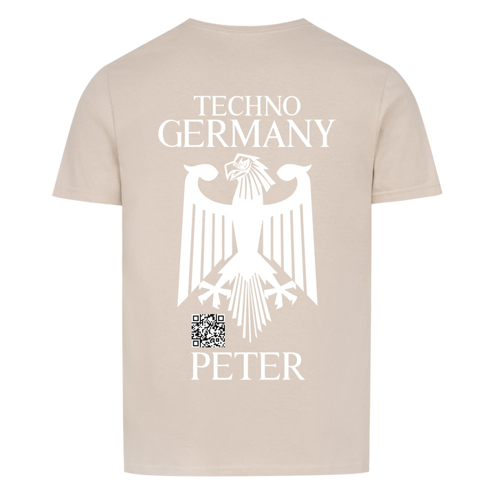 German Shield Unisex Basic T-Shirt Backprint