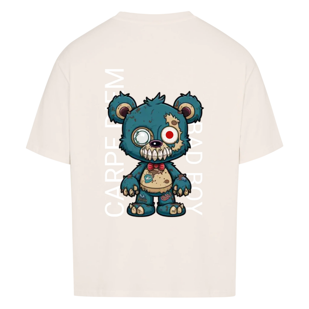 Zombie Teddy mit QR Code Oversize T-Shirt Vancy