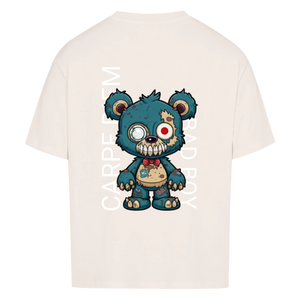 Zombie Teddy mit QR Code Oversize T-Shirt Vancy