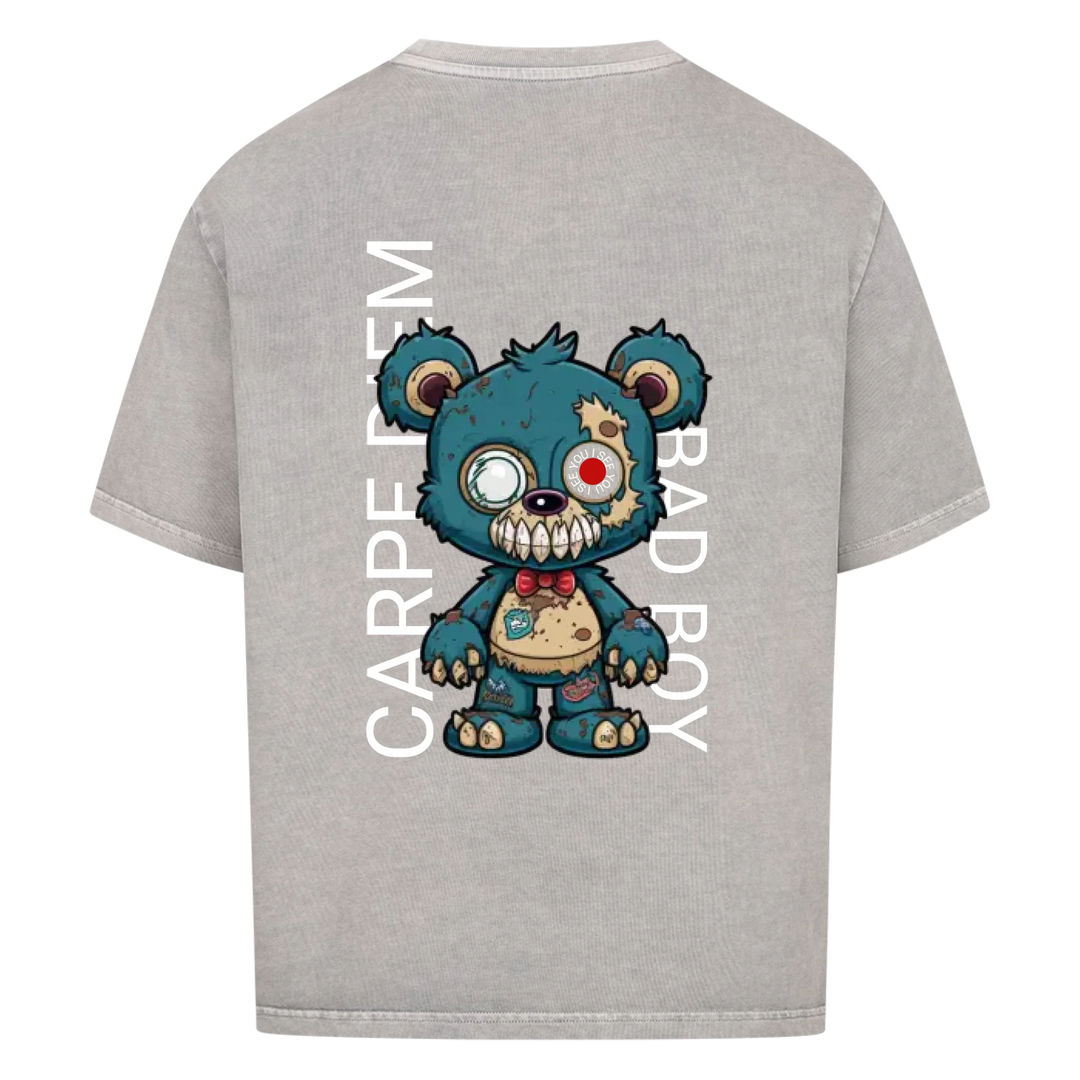 Zombie Teddy mit QR Code Oversize T-Shirt Vancy