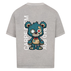 Zombie Teddy mit QR Code Oversize T-Shirt Vancy