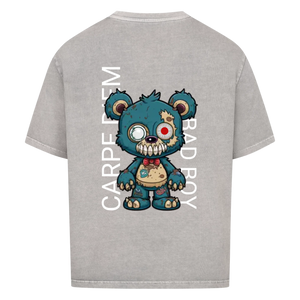 Zombie Teddy mit QR Code Oversize T-Shirt Vancy