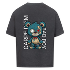 Zombie Teddy mit QR Code Oversize T-Shirt Vancy