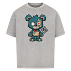 Zombie Teddy mit QR Code Oversize T-Shirt Vancy