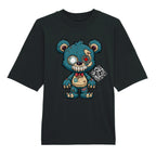 Zombie Teddy mit QR Code Premium Organic Oversize Blast