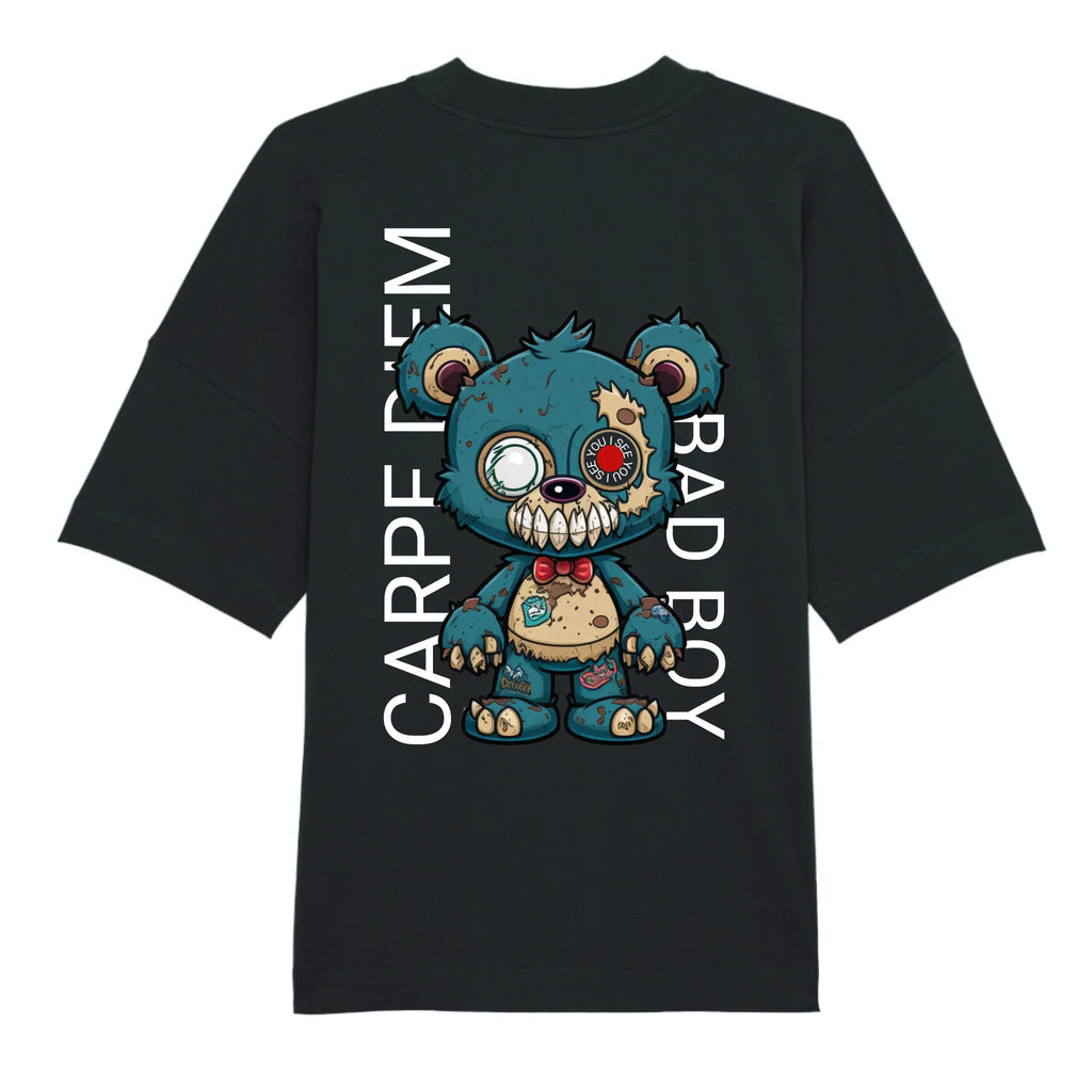 Zombie Teddy mit QR Code Premium Organic Oversize Blast