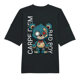 Zombie Teddy mit QR Code Premium Organic Oversize Blast