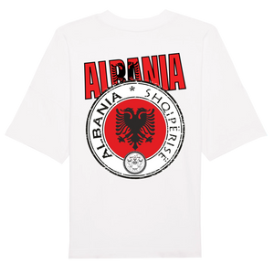 Premium Organic Unisex Oversize Blast mit Albanischem Adler