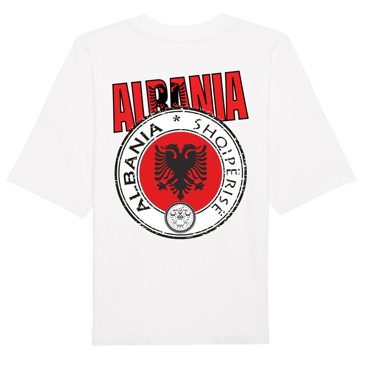 Premium Organic Unisex Oversize Blast mit Albanischem Adler
