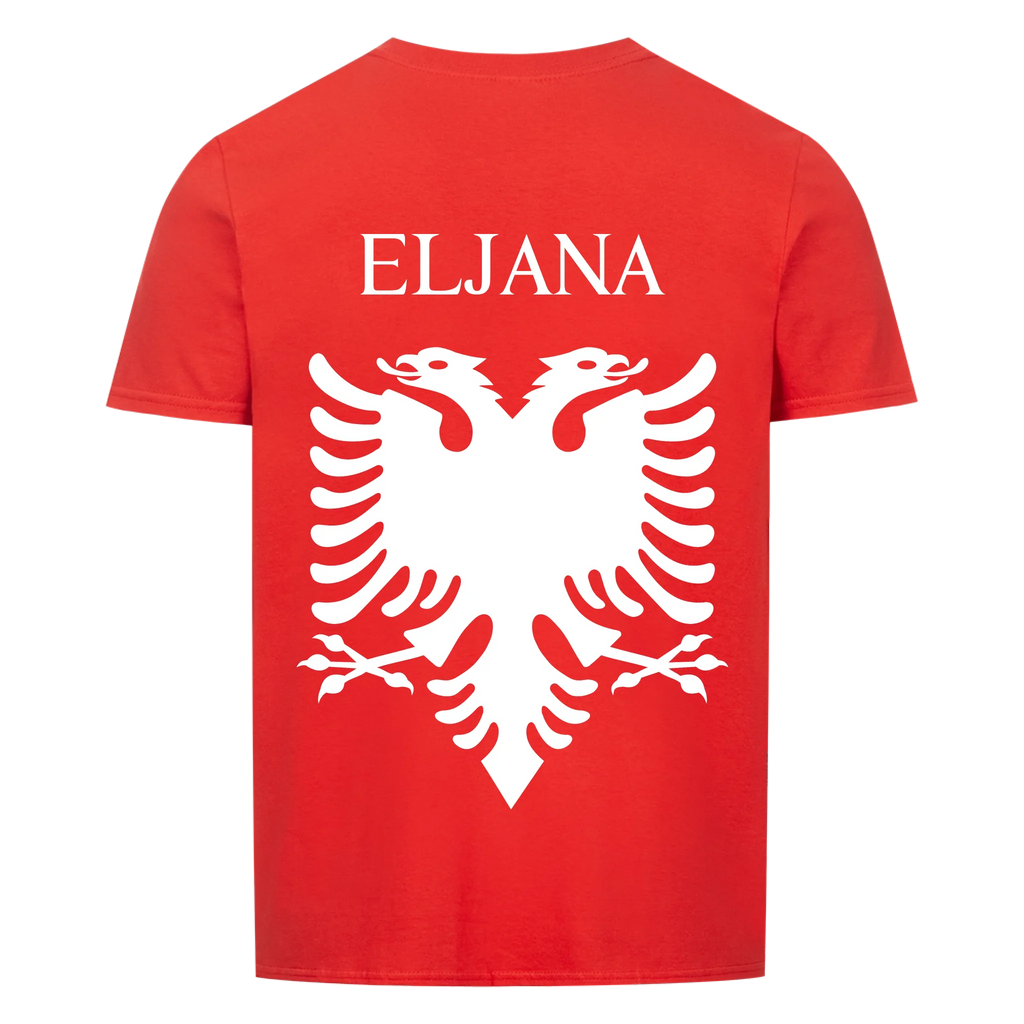 Albanien 4ever Unisex T-Shirt Back Print
