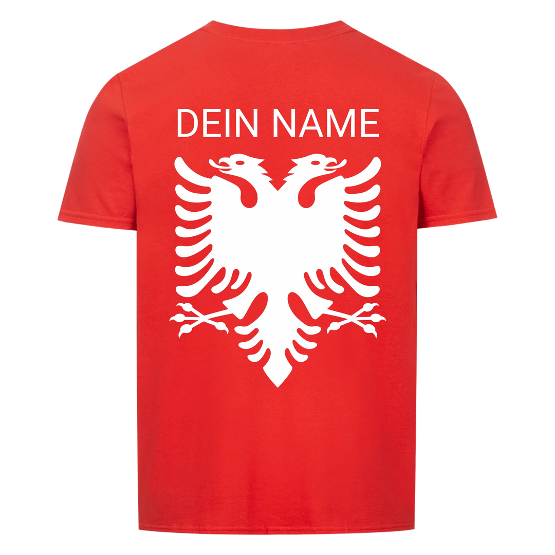 Albanischer Adler Red Premium T-Shirt inkl. Wunschname