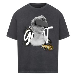 Be The Goat Oversized T-Shirt Front Print