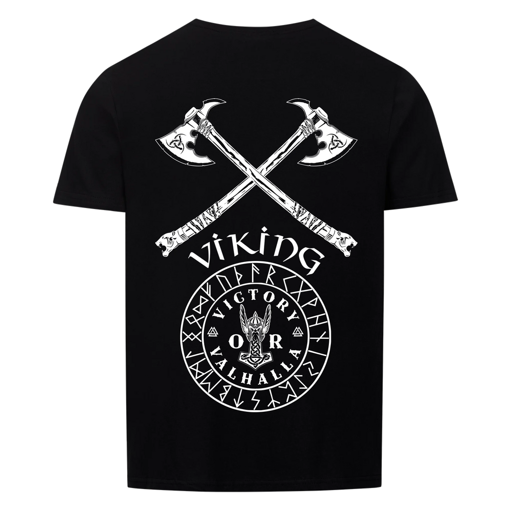 VIKING Victory or VALHALLA Unisex T-Shirt Backprint