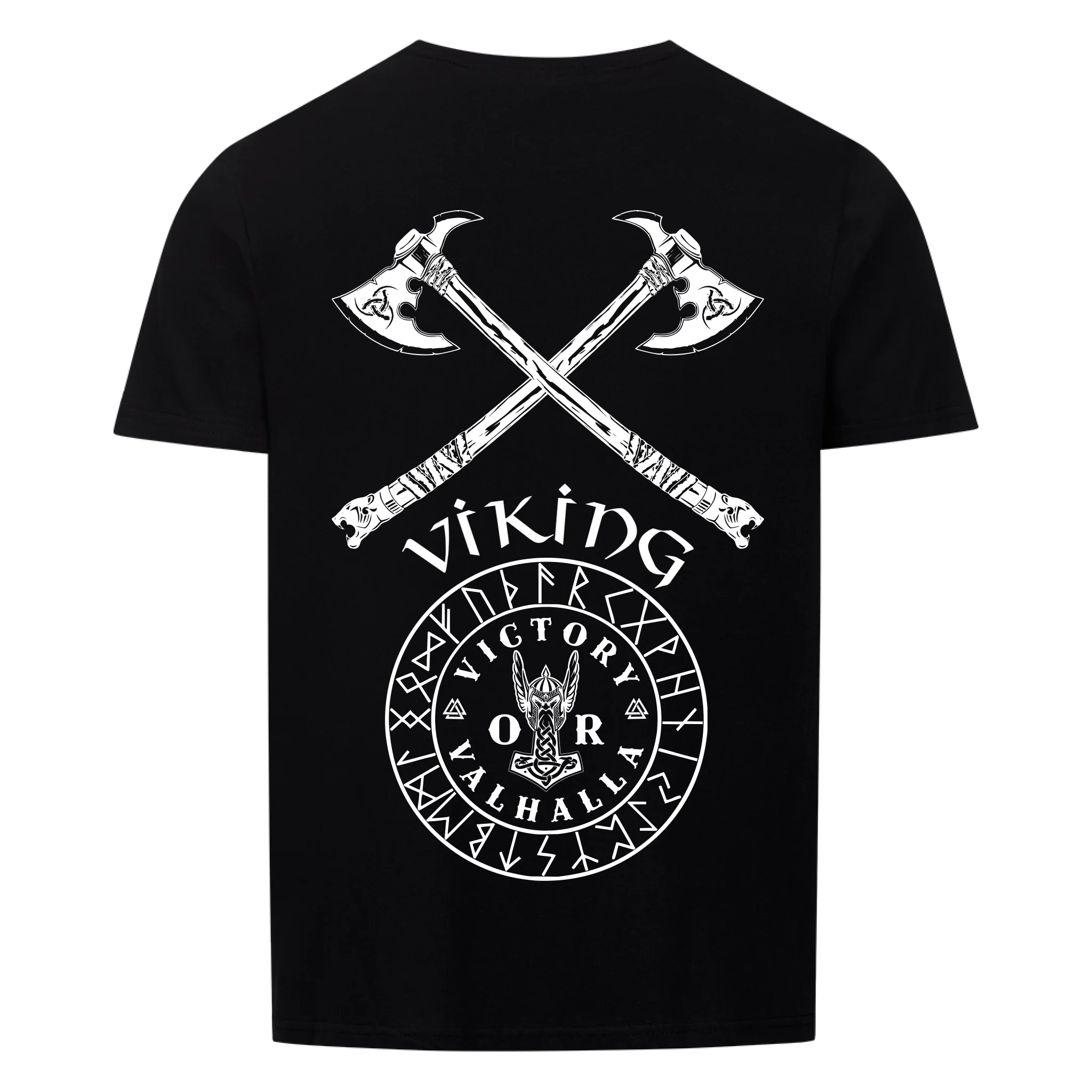 VIKING Victory or VALHALLA Unisex T-Shirt Backprint