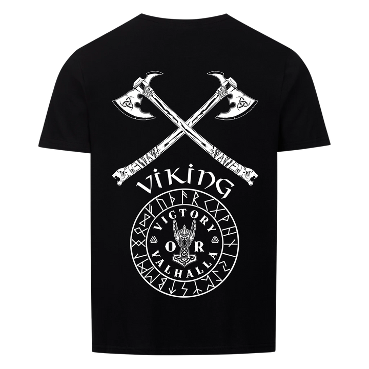 VIKING Victory or VALHALLA Unisex T-Shirt Backprint