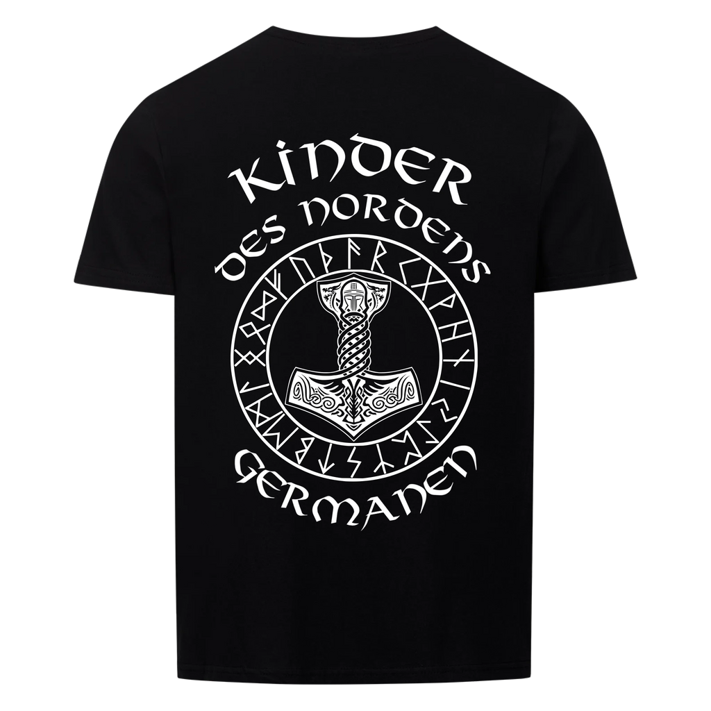 Kinder des Nordens Germanen Unisex T-Shirt Back Print
