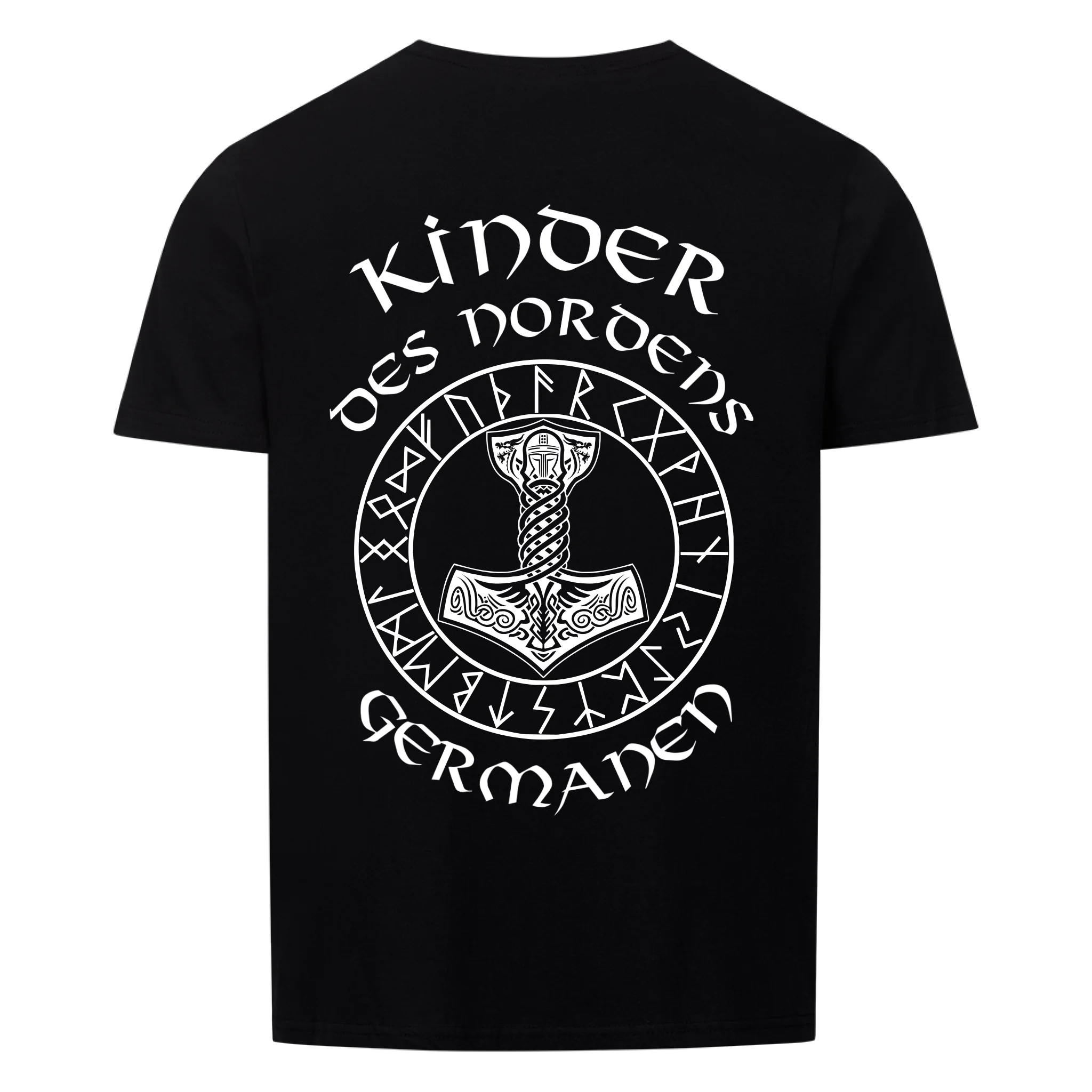 Kinder des Nordens Germanen Unisex T-Shirt Back Print