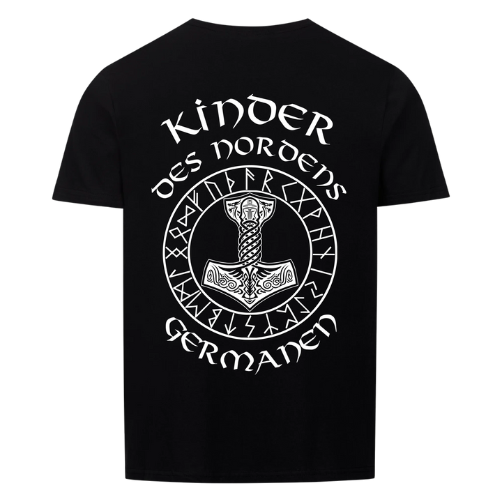 Kinder des Nordens Germanen Unisex T-Shirt Back Print