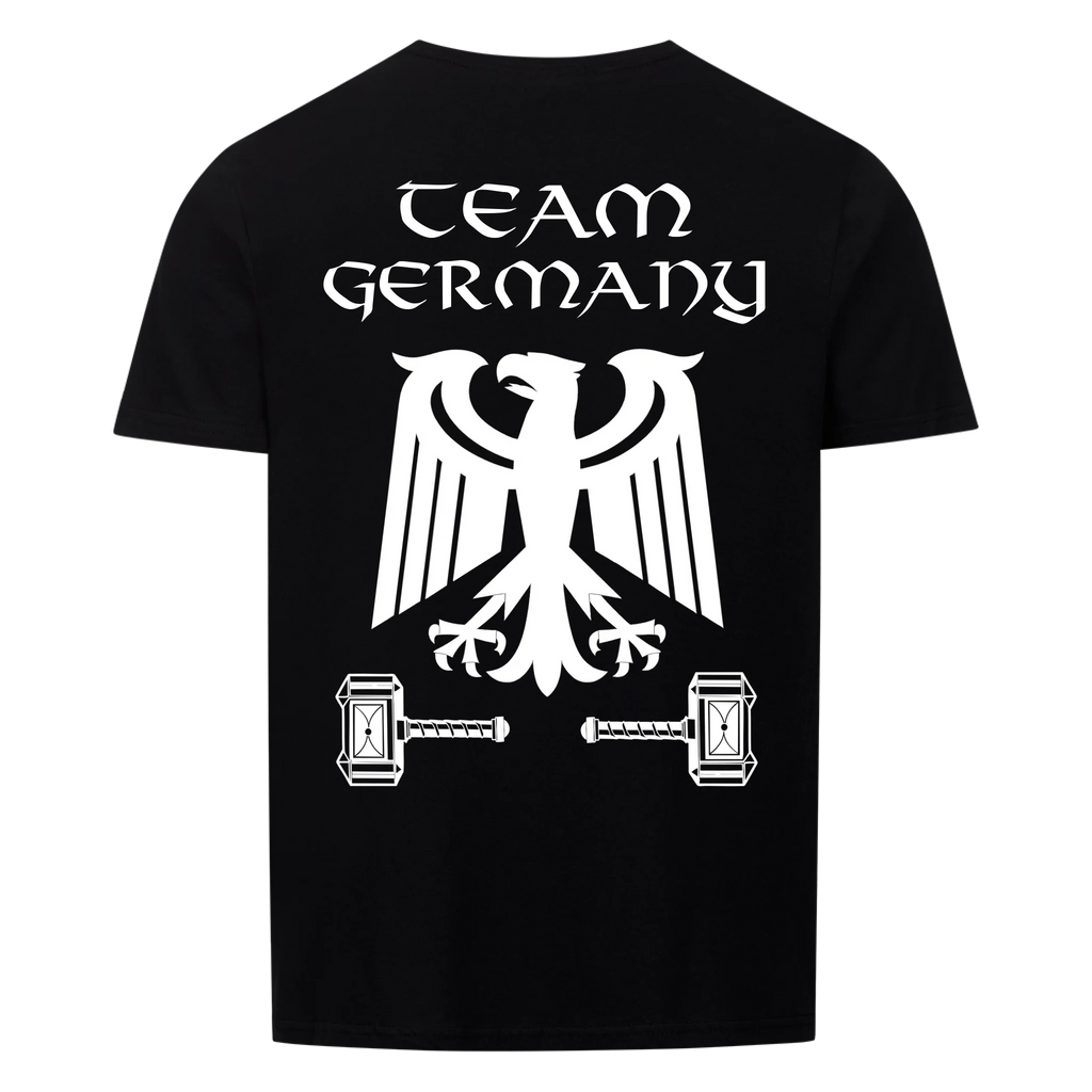 Team Germany Basic Unisex T-Shirt Schwarz