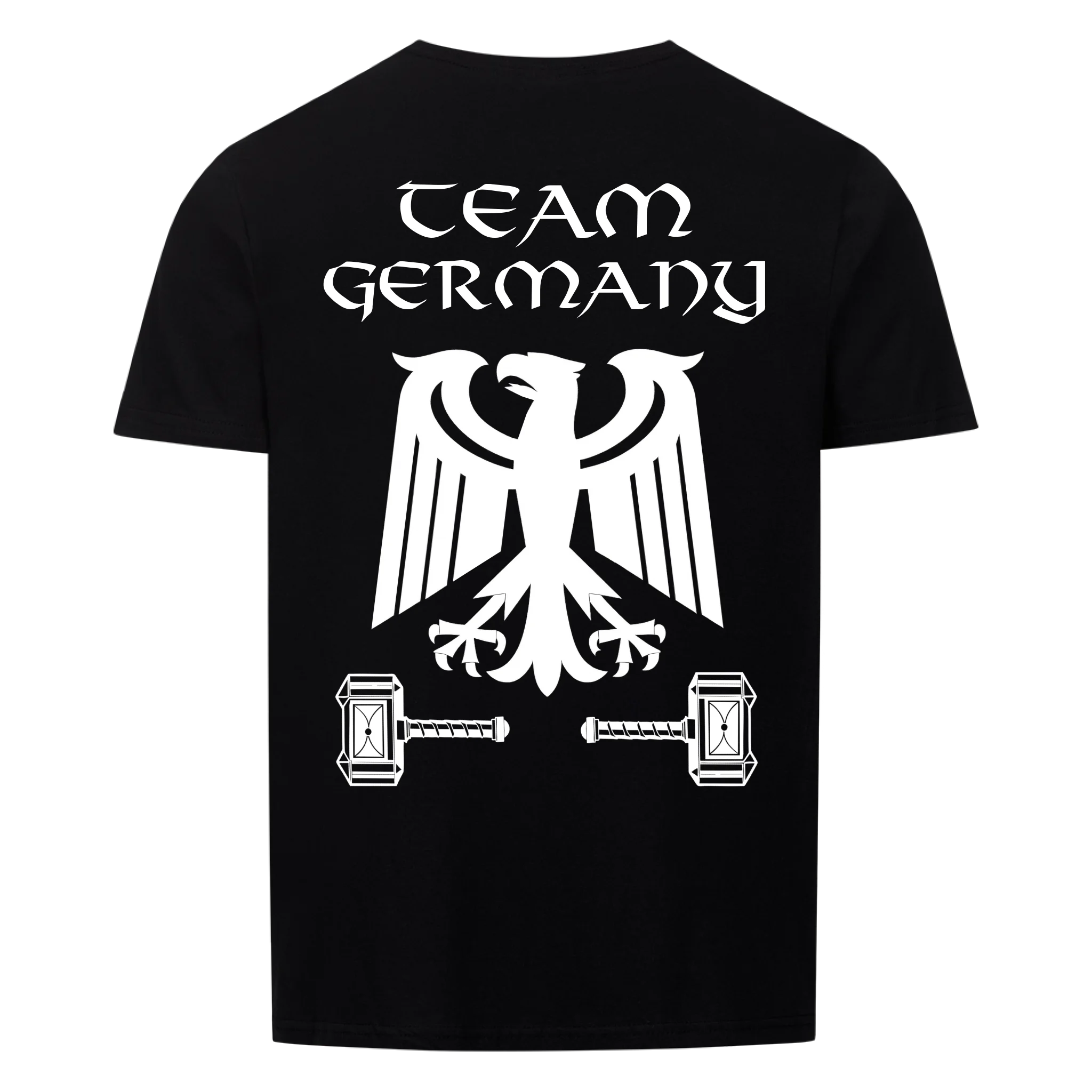 Team Germany Basic Unisex T-Shirt Schwarz