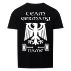 Team Deutschland Basic Unisex T-Shirt Schwarz