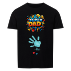 Bester Papa oder Beste Mama Premium Unisex T-Shirt mit Kindernamen