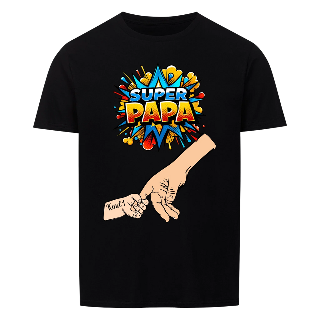 Herz Unisex Shirt für Mama oder Papa mit Kindernamen