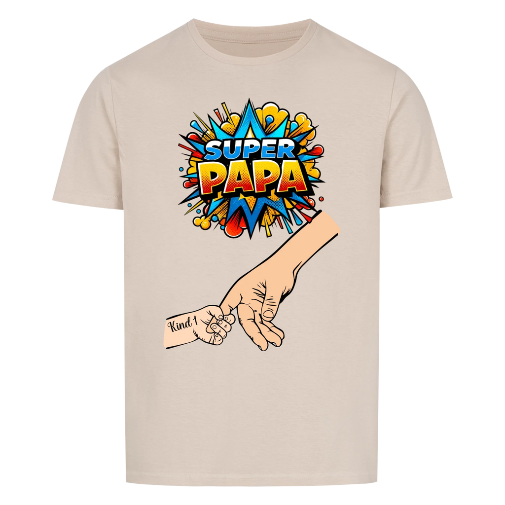 Herz Unisex Shirt für Mama oder Papa mit Kindernamen