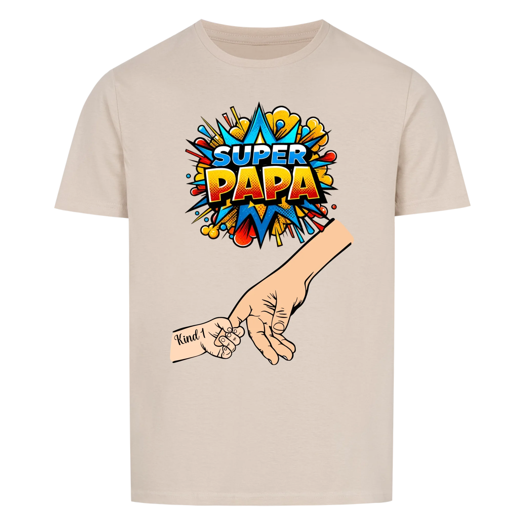 Herz Unisex Shirt für Mama oder Papa mit Kindernamen