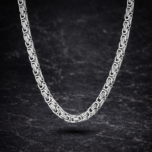 Edelstahl Königskette 6mm