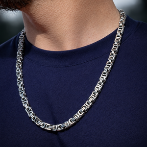 Edelstahl Königskette 6mm