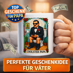 Coolster Papa Tasse – Lustige Geschenkidee für Väter | Keramik Kaffeebecher 300ml
